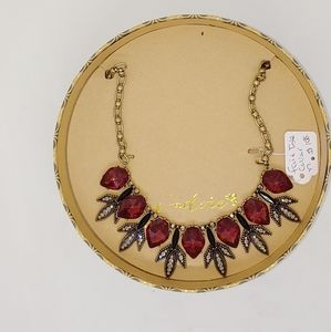 Fair Isle collar necklace